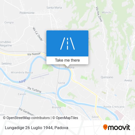 Lungadige 26 Luglio 1944 map