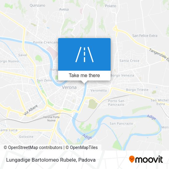 Lungadige Bartolomeo Rubele map