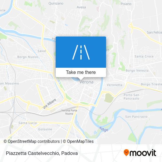 Piazzetta Castelvecchio map