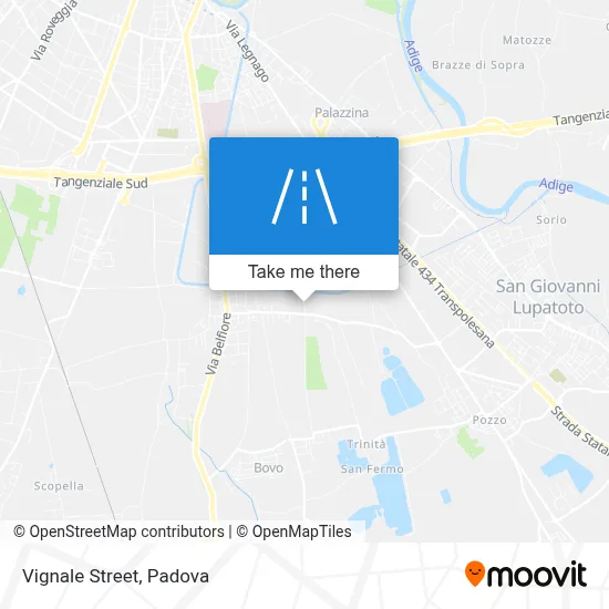 Vignale Street map