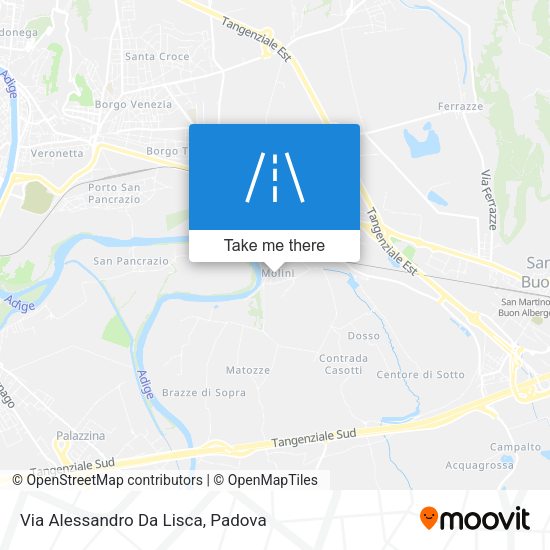 Via Alessandro Da Lisca map