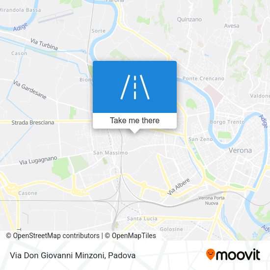 Via Don Giovanni Minzoni map