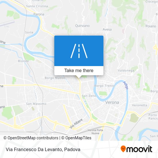 Via Francesco Da Levanto map