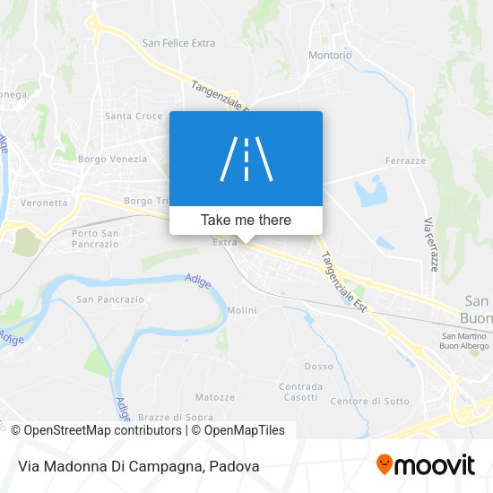 Via Madonna Di Campagna map