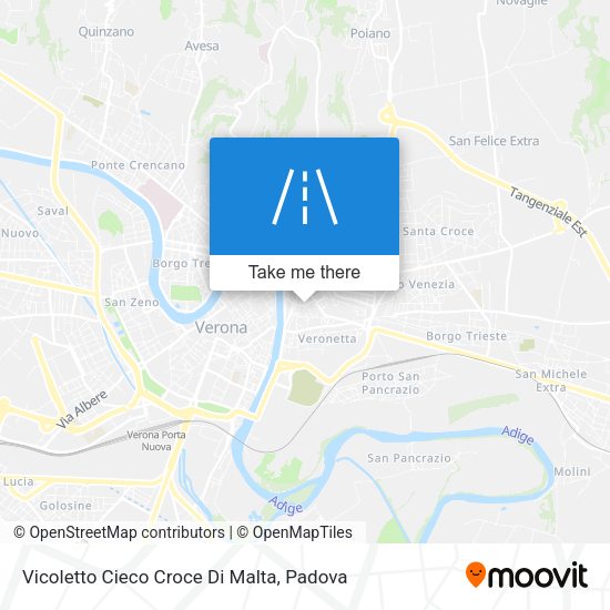 Vicoletto Cieco Croce Di Malta map