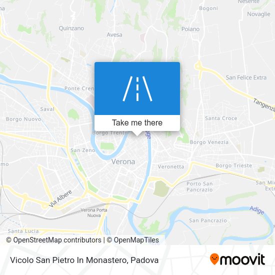 Vicolo San Pietro In Monastero map