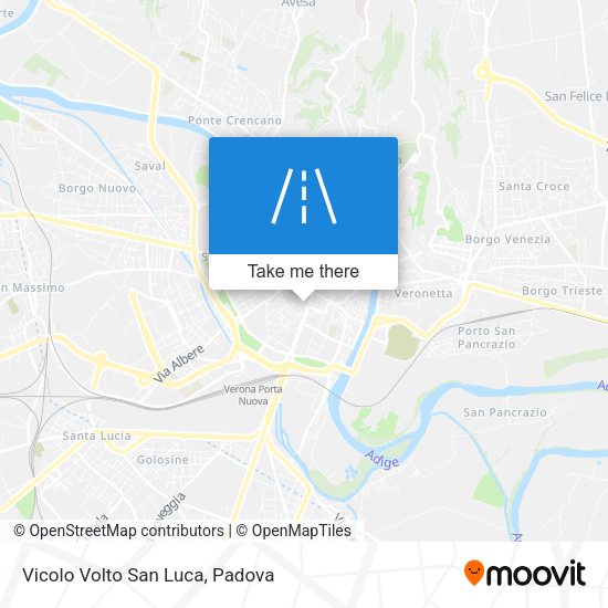 Vicolo Volto San Luca map