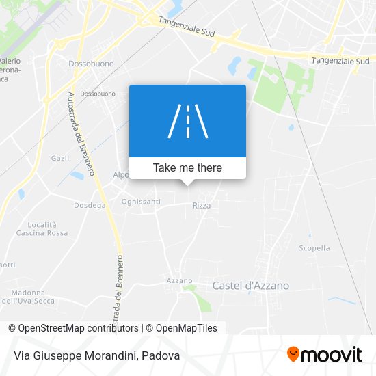Via Giuseppe Morandini map