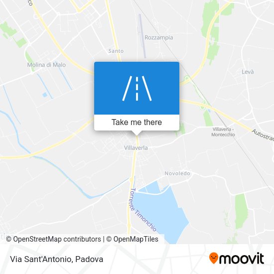 Via Sant'Antonio map