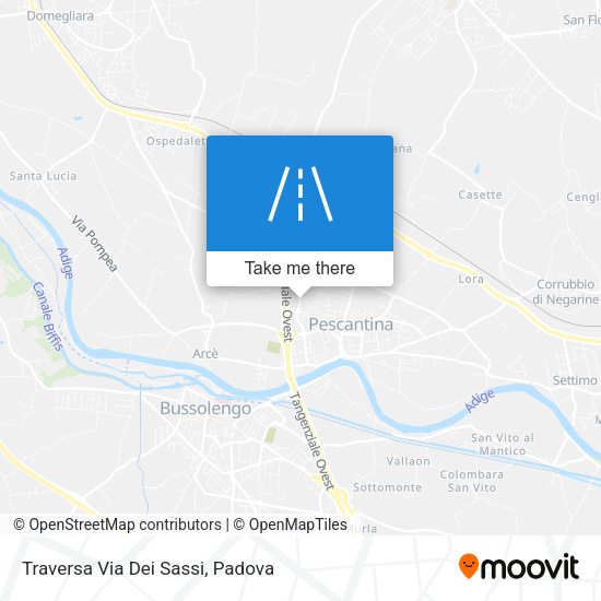 Traversa Via Dei Sassi map