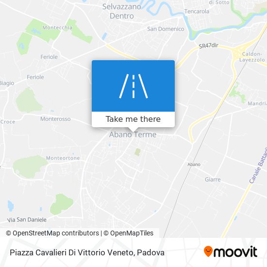 Piazza Cavalieri Di Vittorio Veneto map