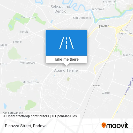 Pinazza Street map