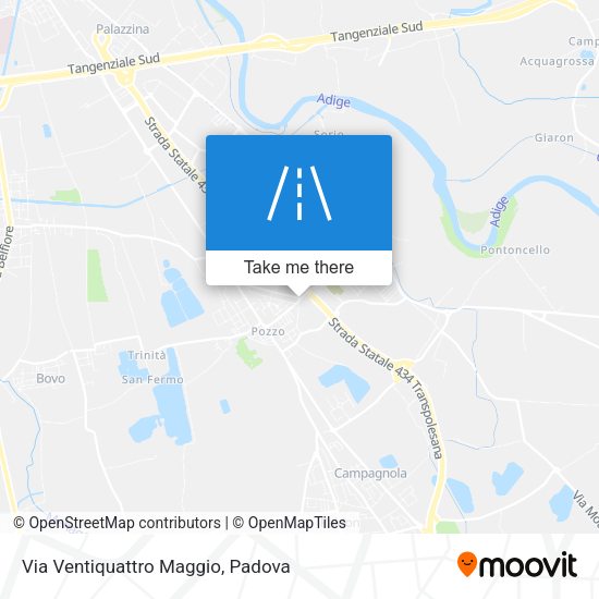 Via Ventiquattro Maggio map