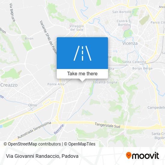 Via Giovanni Randaccio map