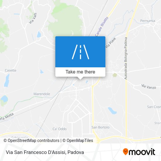Via San Francesco D'Assisi map