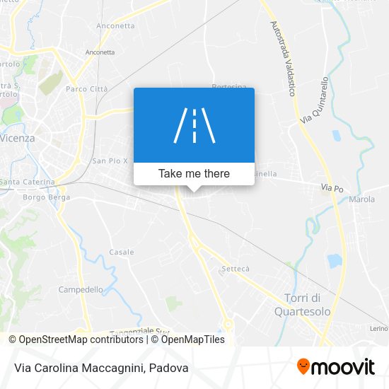 Via Carolina Maccagnini map
