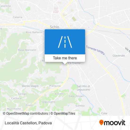 Località Castellon map