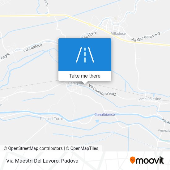 Via Maestri Del Lavoro map