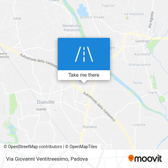 Via Giovanni Ventitreesimo map