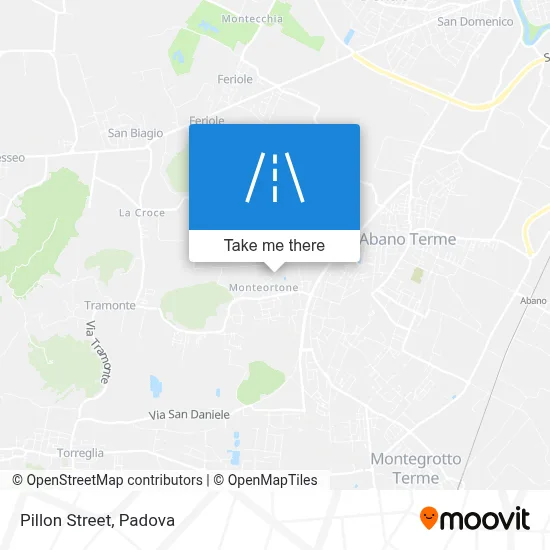 Pillon Street map