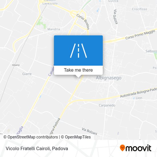 Vicolo Fratelli Cairoli map