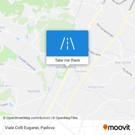 Viale Colli Euganei map