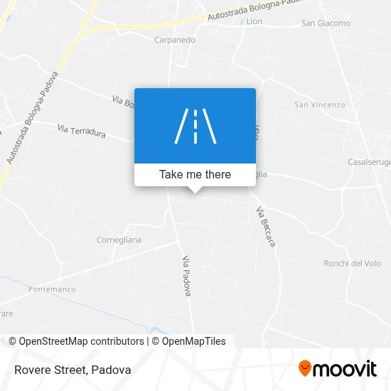 Rovere Street map
