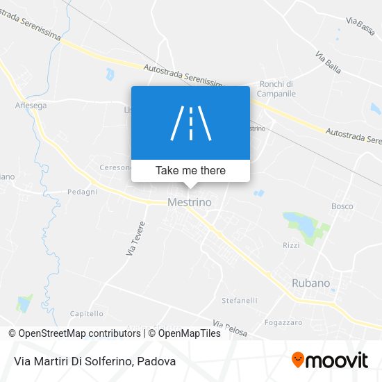 Via Martiri Di Solferino map