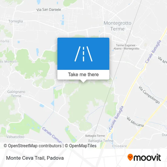 Monte Ceva Trail map