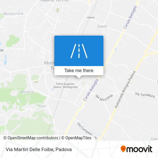 Via Martiri Delle Foibe map