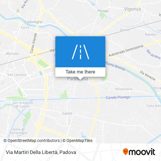 Via Martiri Della Libertà map