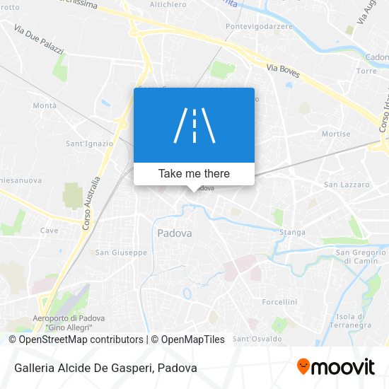 Galleria Alcide De Gasperi map