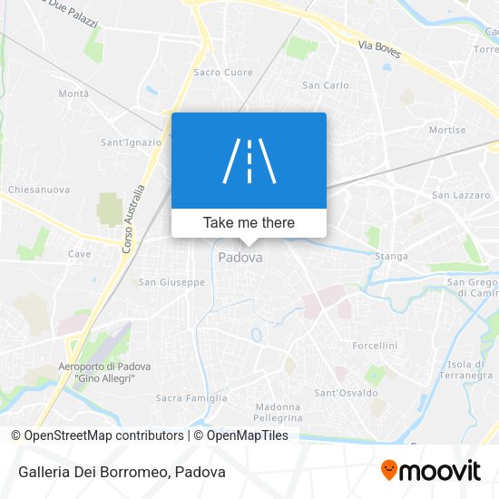 Galleria Dei Borromeo map