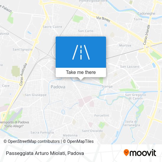 Passeggiata Arturo Miolati map