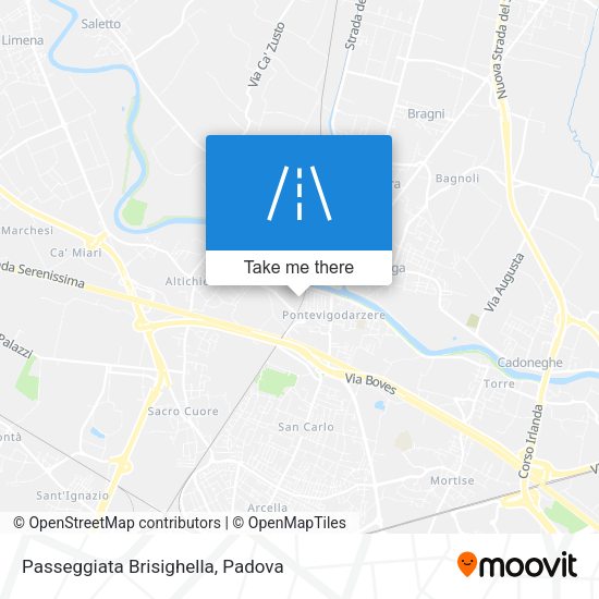 Passeggiata Brisighella map