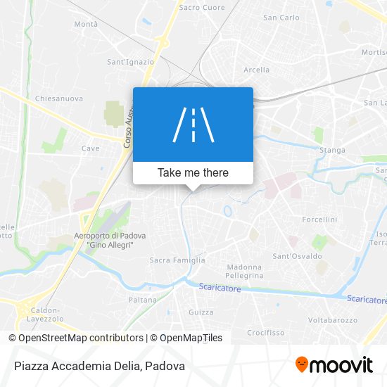 Piazza Accademia Delia map