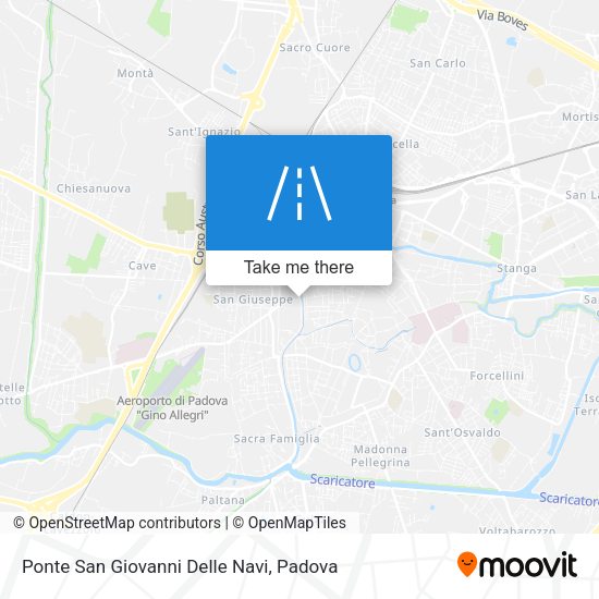 Ponte San Giovanni Delle Navi map