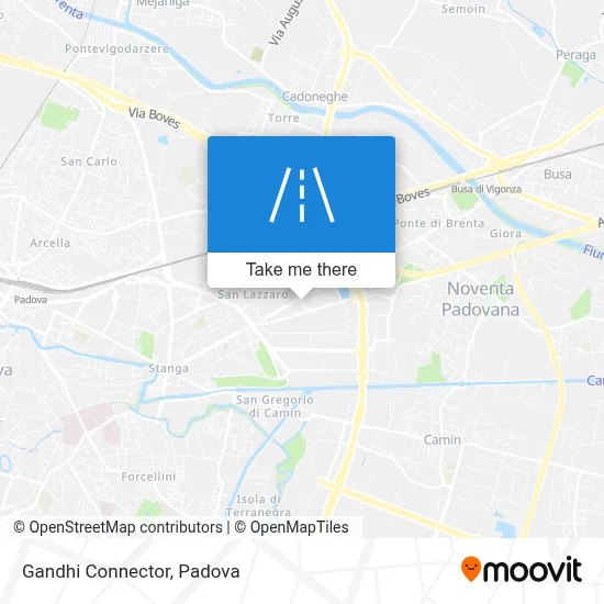 Gandhi Connector map