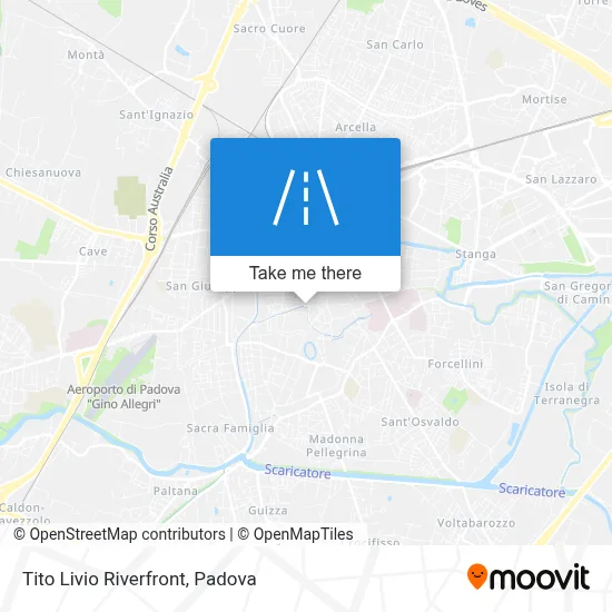 Tito Livio Riverfront map