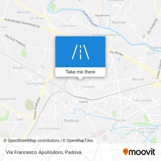 Via Francesco Apollodoro map