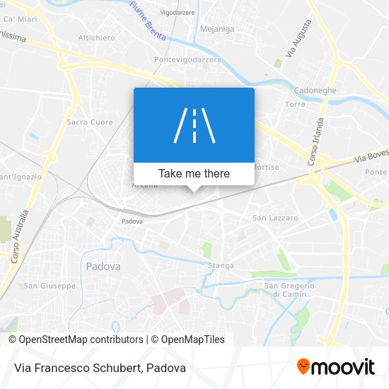 Via Francesco Schubert map
