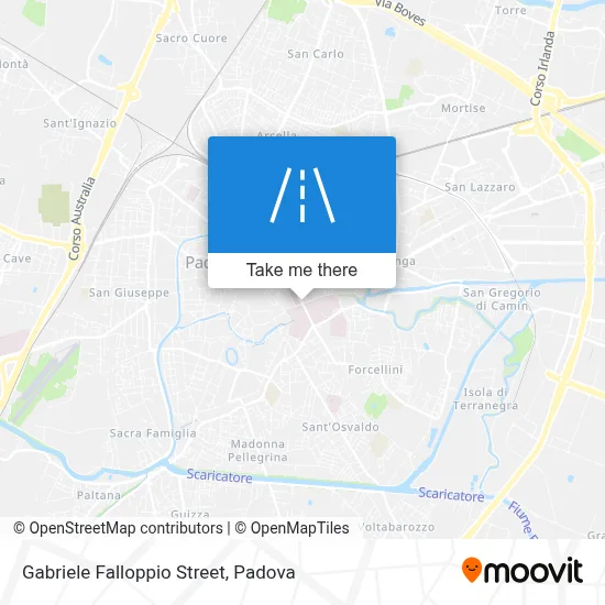 Gabriele Falloppio Street map