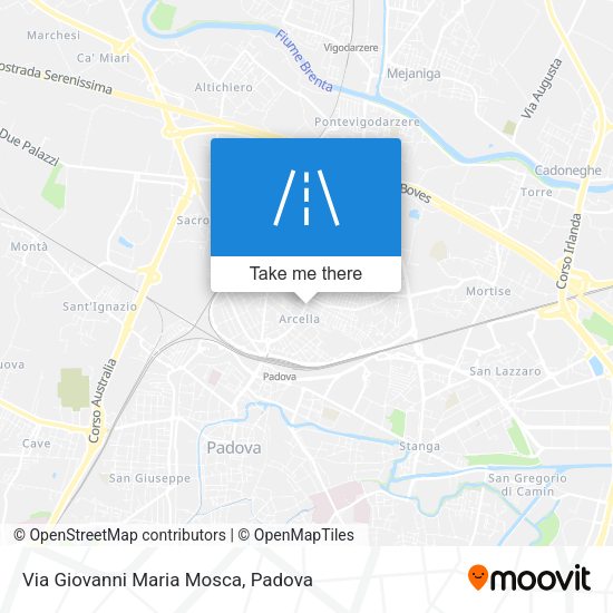 Via Giovanni Maria Mosca map
