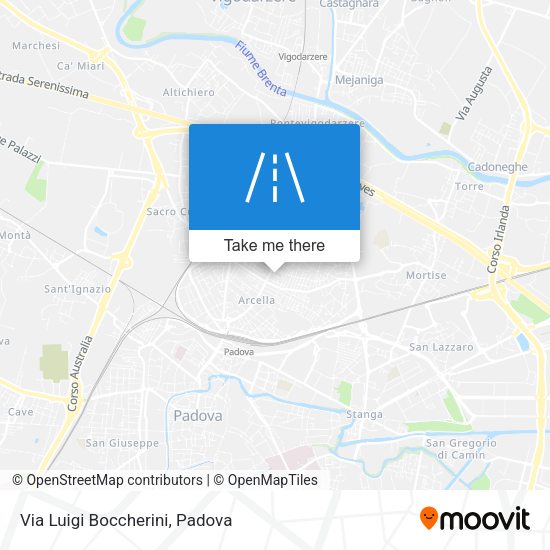 Via Luigi Boccherini map