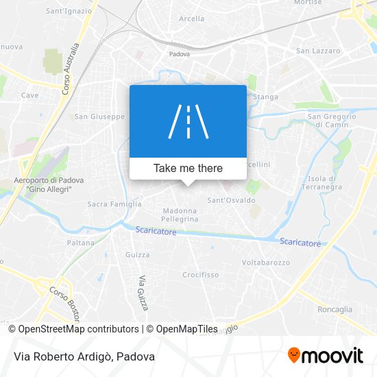 Via Roberto Ardigò map