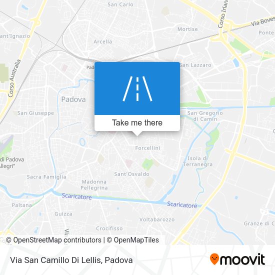 Via San Camillo Di Lellis map