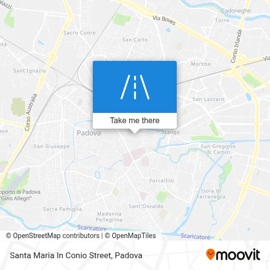 Santa Maria In Conio Street map