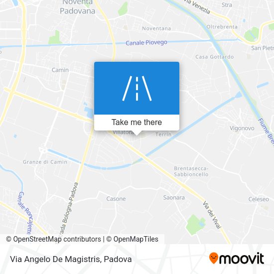 Via Angelo De Magistris map