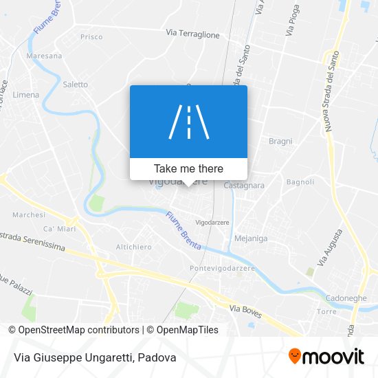 Via Giuseppe Ungaretti map
