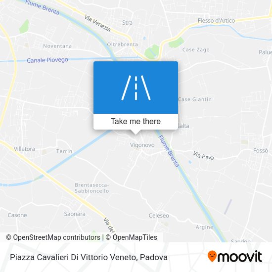 Piazza Cavalieri Di Vittorio Veneto map